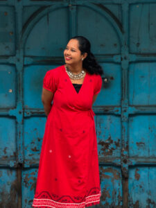 Chilli Red Wrap Maxi Dress